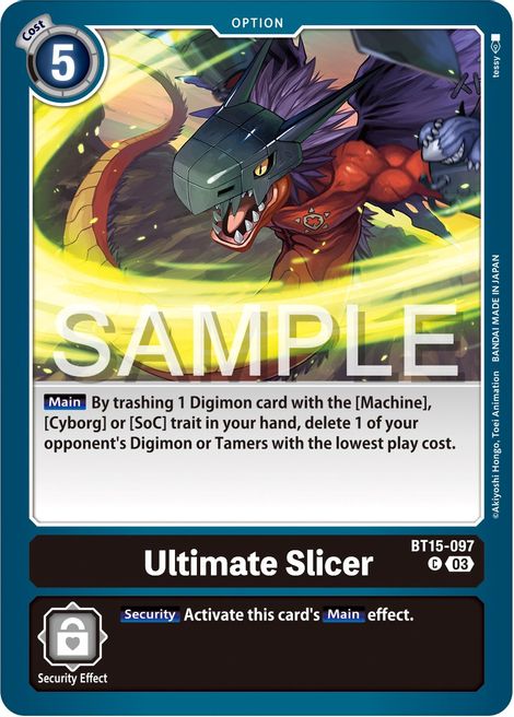 Ultimate Slicer BT15-097 [ Inglese / Giapponese ]