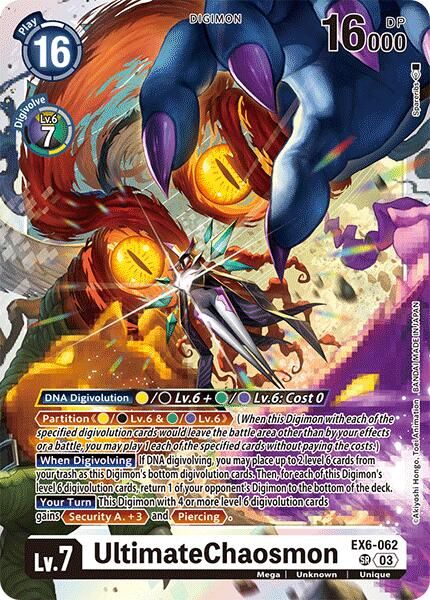UltimateChaosmon EX6-062 [ Inglese / Giapponese ]