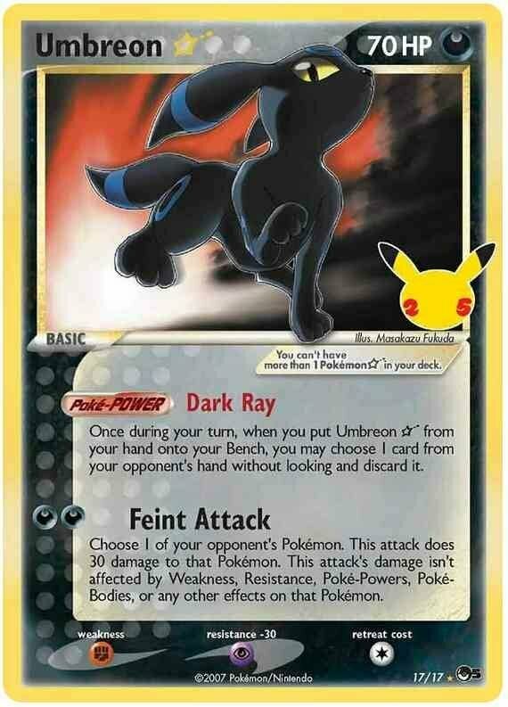 Umbreon Star - Gran Festa 17/17 [ Italiano / Inglese ]