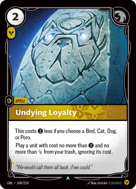 Undying Loyalty [ Inglese / Cinese Semplificato ]