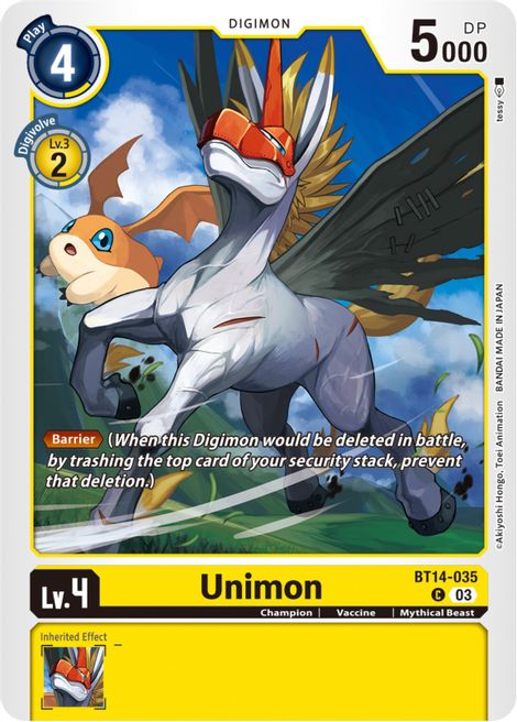 Unimon BT14-035 [ Inglese / Giapponese ]