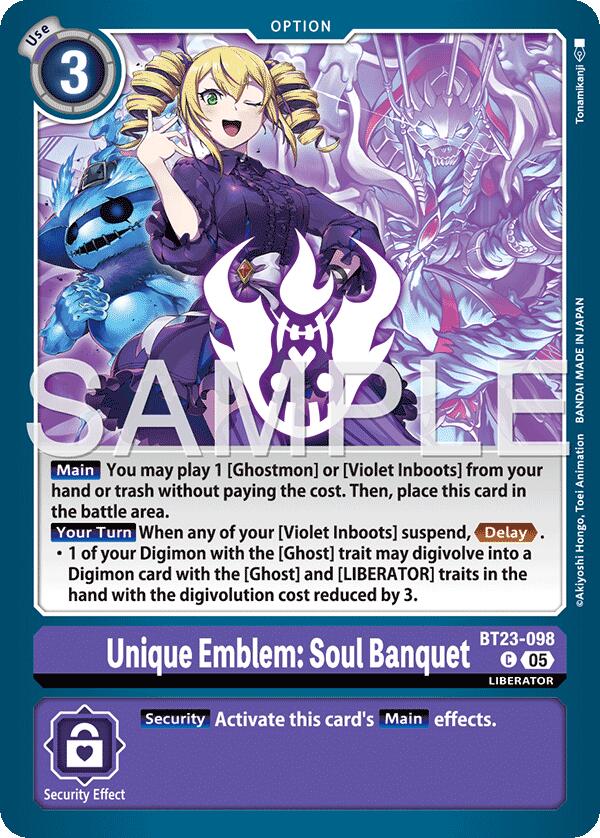 Unique Emblem : Soul Banquet BT23-098 [ Inglese / Giapponese ]