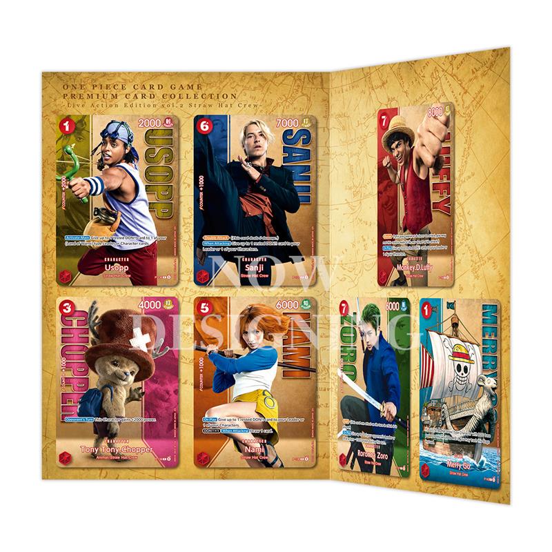 ONE PIECE PREMIUM CARD COLLECTION LIVE ACTION EDITION VOL.2 STRAW HAT CREW