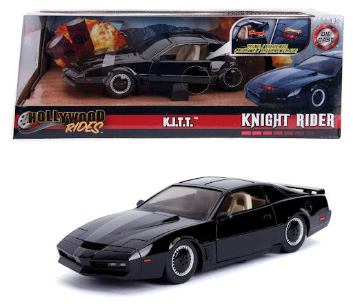 JADA 253255000 K.I.T.T. 1982 Pontiac Trans AM Die Cast 1:24 Porte Apribili