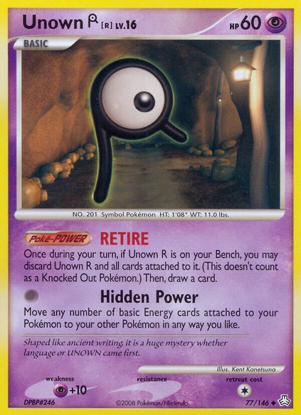 Unown [R] Lv.16 - Il Risveglio dei Miti 77/146 [ Italiano / Inglese ]