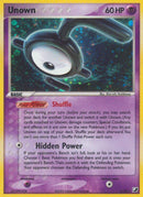 NM / Italiano / RH E/28 - Unown sub-set Unseen Forces