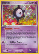NM / Italiano / RH K/028 - Unown sub-set Unseen Forces