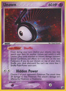 NM / Italiano / RH T/28 - Unown sub-set Unseen Forces