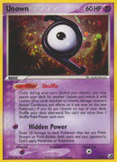 NM / Italiano / RH Z/28 - Unown sub-set Unseen Forces