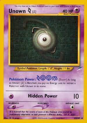 Unown [Z] - Neo Destiny 60/105 [ Italiano / Inglese ]