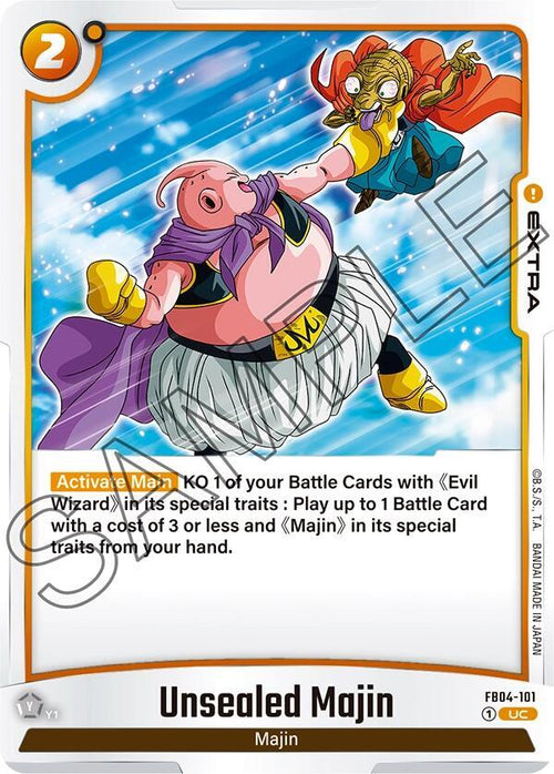 Unsealed Majin FB04-101 [ Inglese / Giapponese ]
