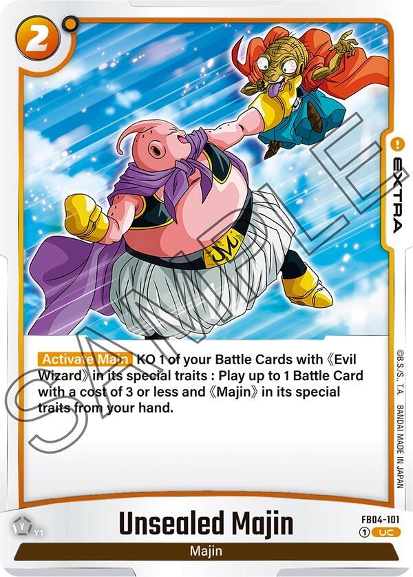 Unsealed Majin FB04-101 [ Inglese / Giapponese ]