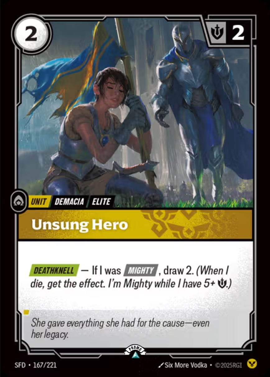 Unsung Hero (Promo) [ Inglese / Cinese Semplificato ]