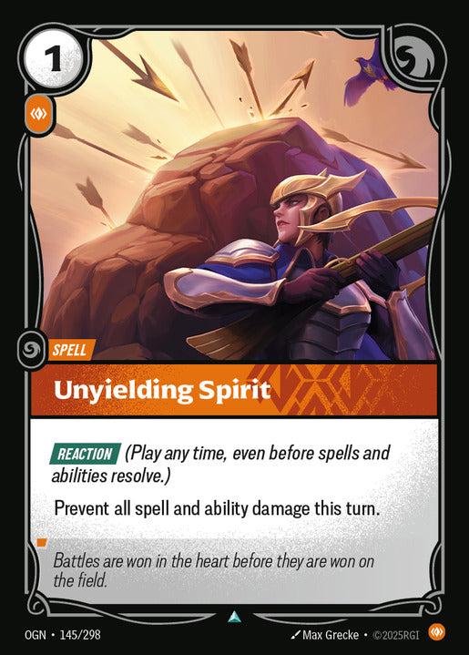 Unyielding Spirit (Uncommon) [ Inglese / Cinese Semplificato ]