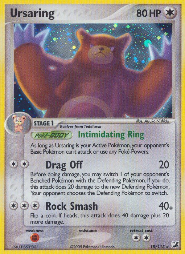 Ursaring - EX Forze Segrete 18/115 [ Italiano / Inglese ]