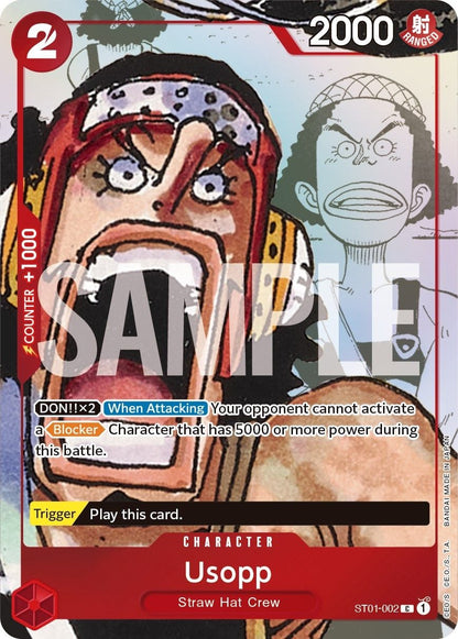 Usopp ST01-002 [ Inglese / Giapponese / Francese / Cinese Semplificato ]