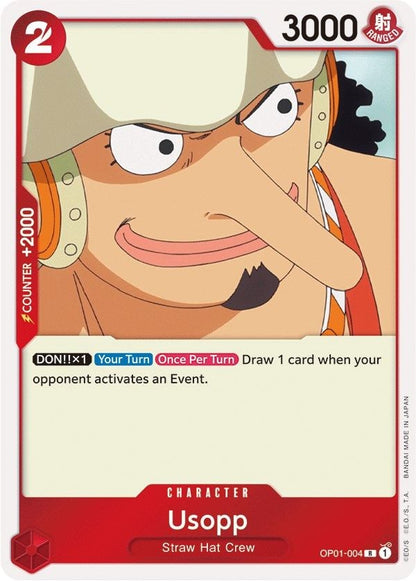 Usopp OP01-004 [ Inglese / Giapponese / Francese / Cinese Semplificato ]