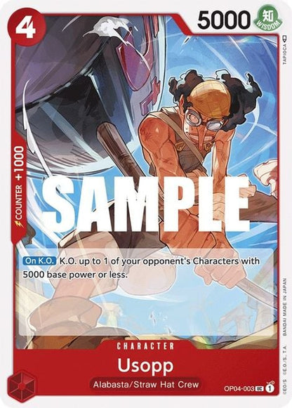 Usopp OP04-003 [ Inglese / Giapponese / Francese / Cinese Semplificato ]