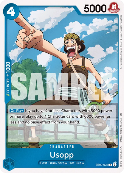 Usopp EB02-022 [ Inglese / Giapponese / Francese / Cinese Semplificato ]