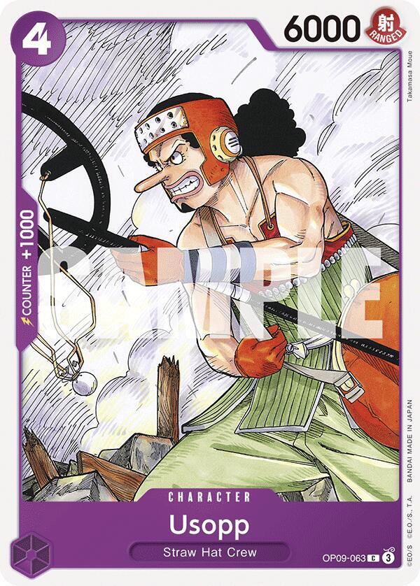 Usopp OP09-063 [ Inglese / Giapponese / Francese / Cinese Semplificato ]
