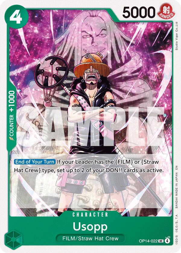 Usopp OP14-022 [ Inglese / Giapponese / Francese / Cinese Semplificato ]