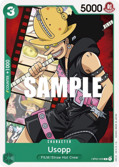 Usopp OP02-028 [ Inglese / Giapponese / Francese / Cinese Semplificato ]