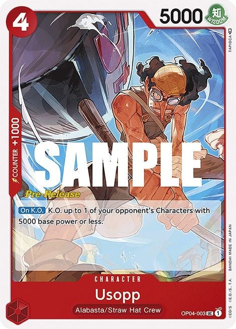 Usopp OP04-003 [ Inglese / Giapponese / Francese / Cinese Semplificato ]