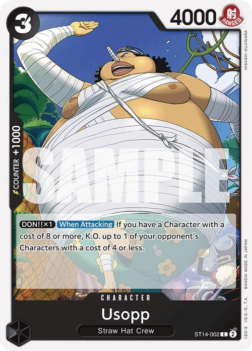 Usopp ST14-002 [ Inglese / Giapponese / Francese / Cinese Semplificato ]