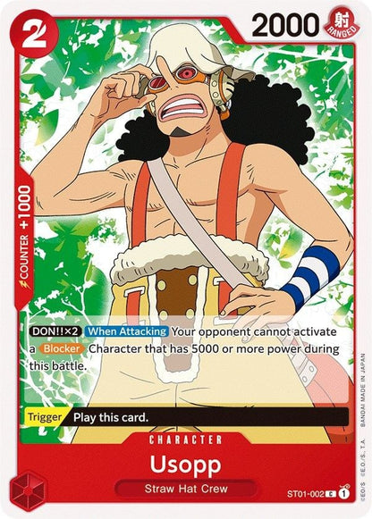 Usopp ST01-002 [ Inglese / Giapponese / Francese / Cinese Semplificato ]