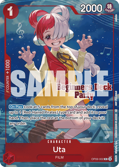 Uta OP09-002 [ Inglese / Giapponese / Francese / Cinese Semplificato ]