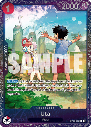 Uta OP09-002 [ Inglese / Giapponese / Francese / Cinese Semplificato ]