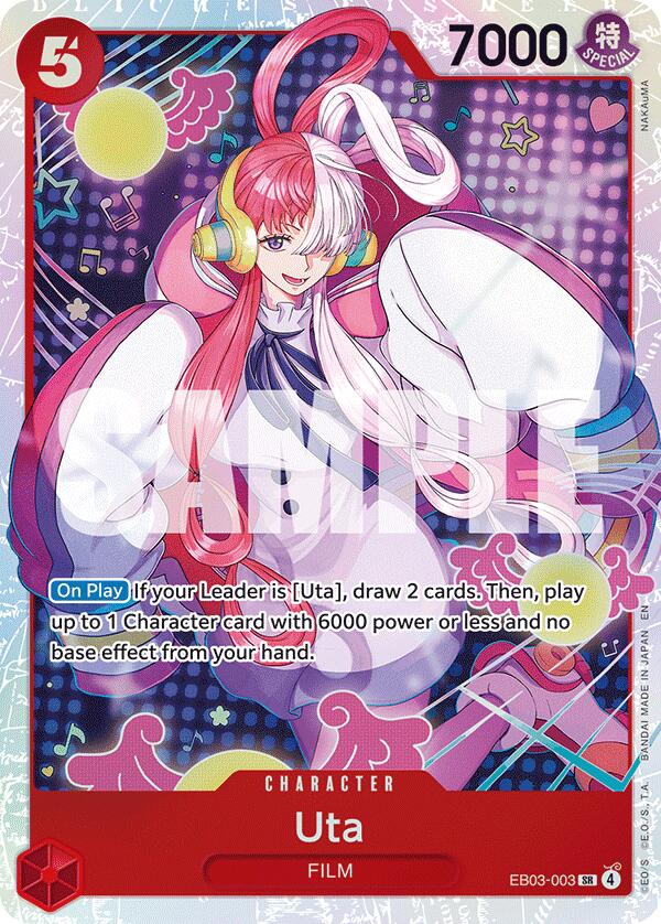 Uta EB03-003 [ Inglese / Giapponese / Francese / Cinese Semplificato ]