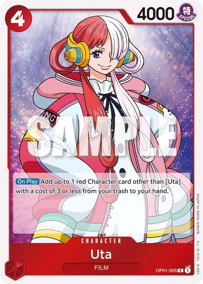 Uta OP01-005 [ Inglese / Giapponese / Francese / Cinese Semplificato ]