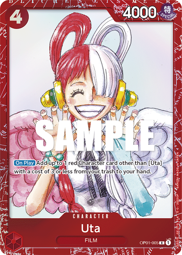 Uta OP01-005 [ Inglese / Giapponese / Francese / Cinese Semplificato ]
