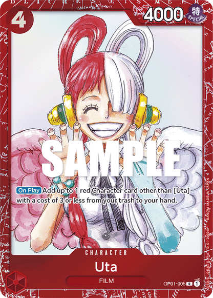 Uta OP01-005 [ Inglese / Giapponese / Francese / Cinese Semplificato ]