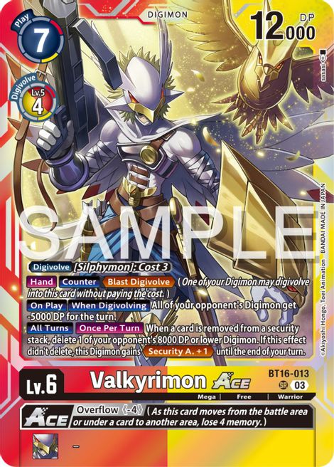 Valkyrimon Ace BT16-013 [ Inglese / Giapponese ]