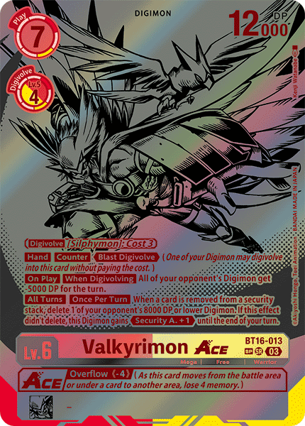Valkyrimon Ace BT16-013 [ Inglese / Giapponese ]