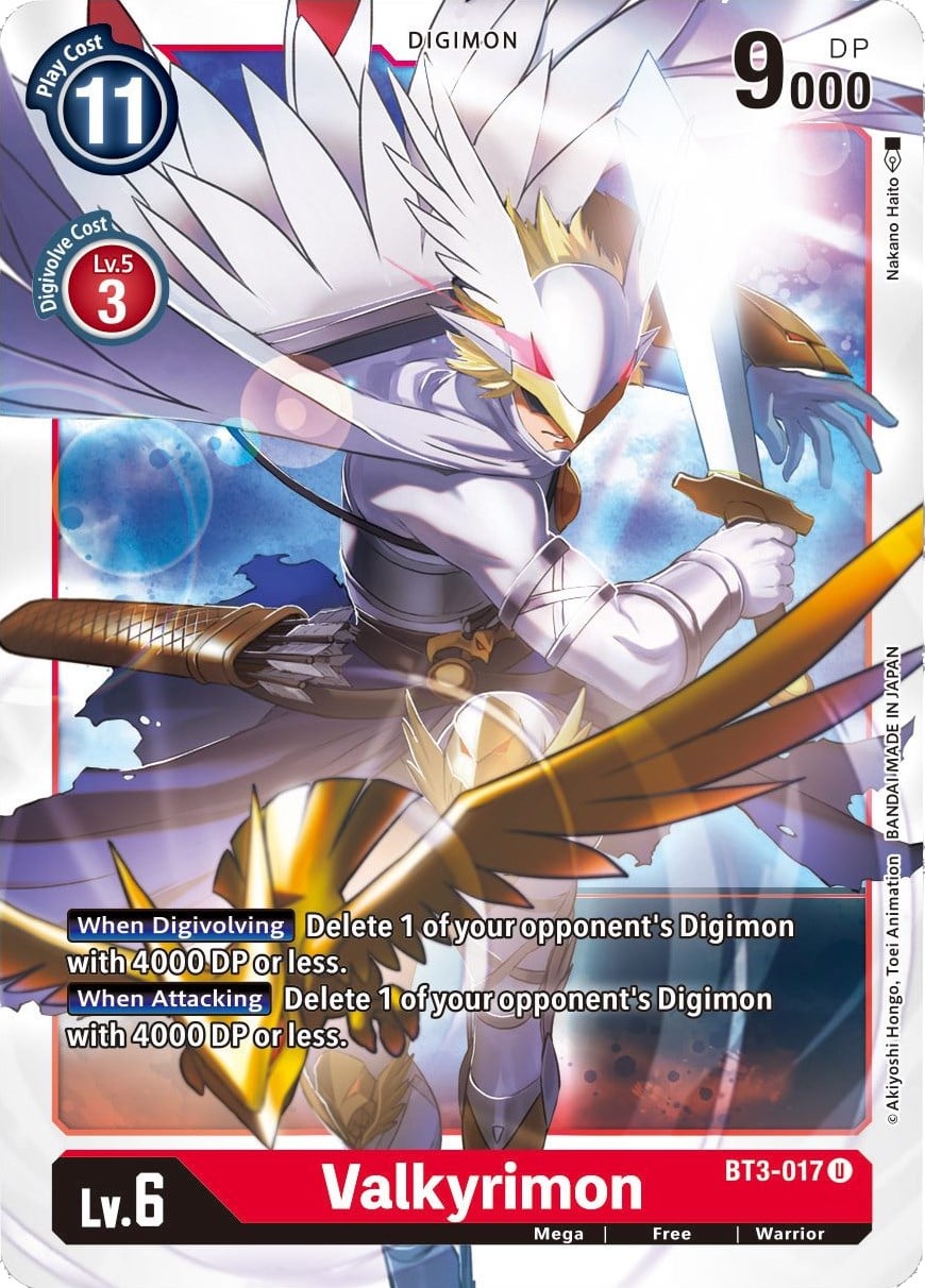 Valkyrimon BT3-017 [ Inglese / Giapponese ]
