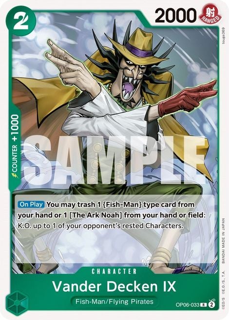 Vander Decken IX OP06-033 [ Inglese / Giapponese / Francese / Cinese Semplificato ]