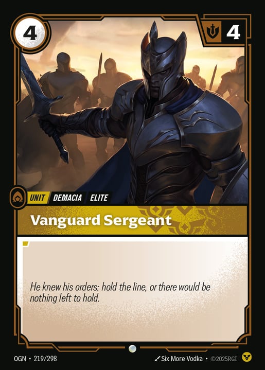 Vanguard Sergeant [ Inglese / Cinese Semplificato ]