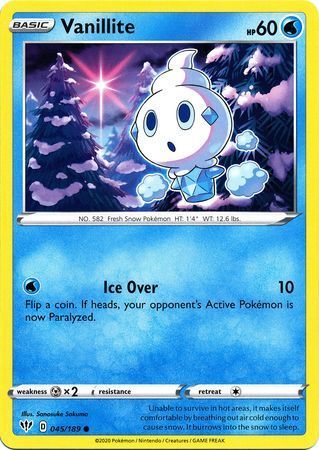 Vanillite - Fiamme Oscure 045/189 [ Italiano / Inglese ]
