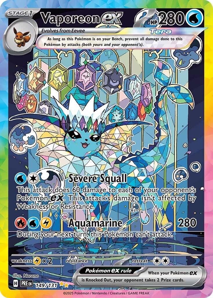 Vaporeon-ex - Evoluzioni Prismatiche 023/131 [ Italiano ]