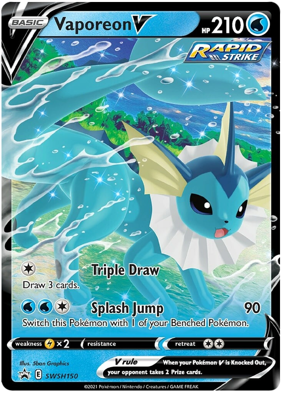Vaporeon V - Evoluzioni Eteree 172/203 [ Italiano / Inglese ]