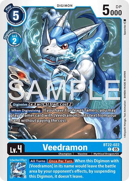 Veedramon BT22-022 [ Inglese / Giapponese ]
