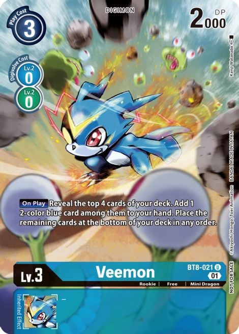 Veemon BT8-021 [ Inglese / Giapponese ]