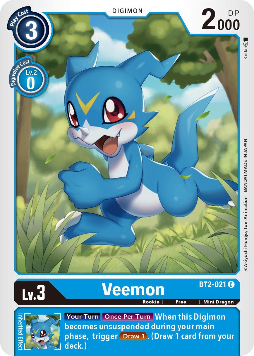 Veemon BT2-021 [ Inglese / Giapponese ]