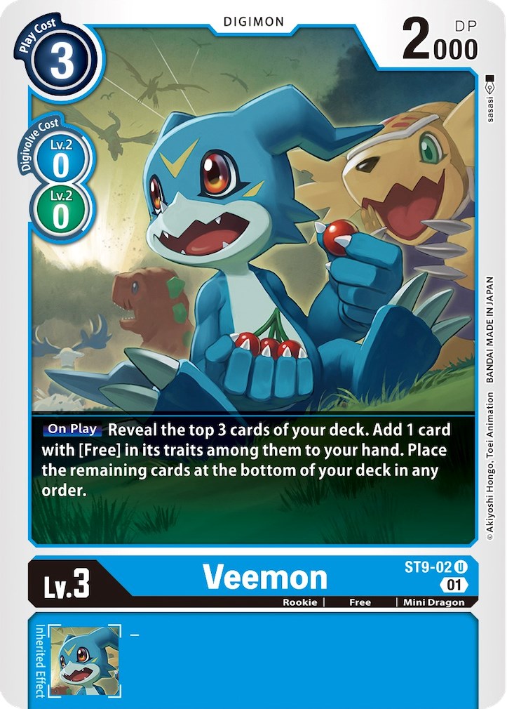 Veemon ST9-02 [ Inglese / Giapponese ]