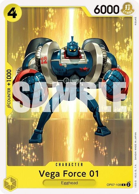Vega Force 01 OP07-108 [ Inglese / Giapponese / Francese / Cinese Semplificato ]