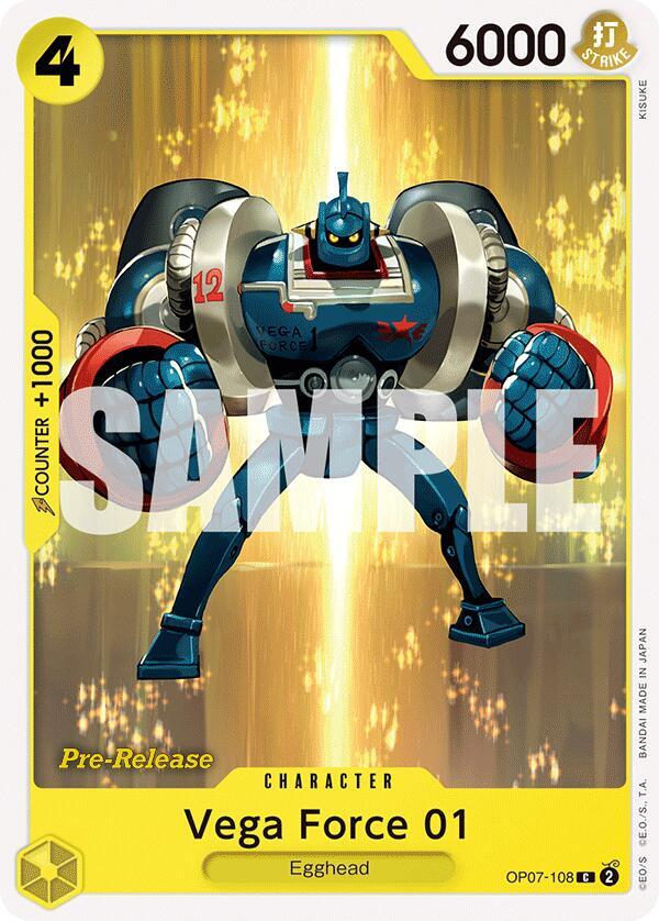 Vega Force 01 OP07-108 [ Inglese / Giapponese / Francese / Cinese Semplificato ]