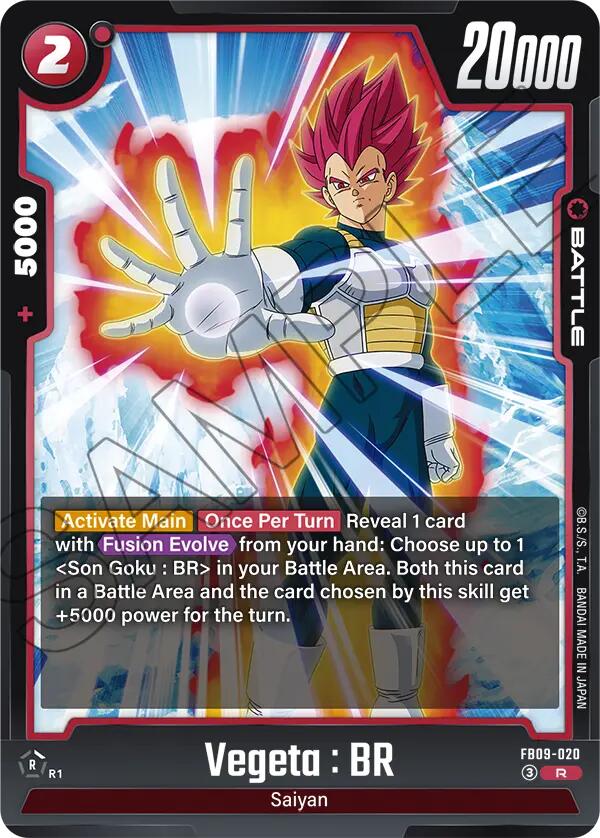 Vegeta : BR FB09-020 [ Inglese / Giapponese ]